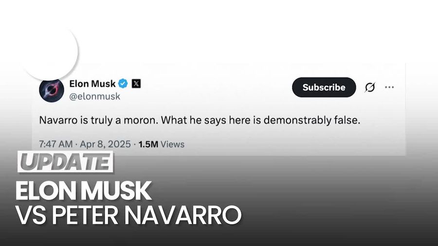Video Gedung Putih soal Elon Musk Vs Peter Navarro