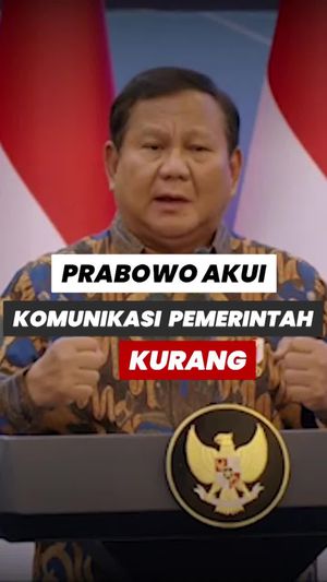 Video: Kala Prabowo Akui Komunikasi Pemerintah Masih Kurang