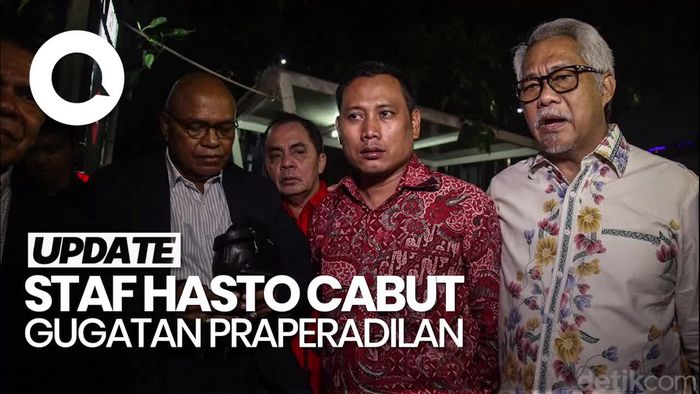 Video: Kusnadi Staf Hasto Cabut Gugatan Praperadilan Terhadap KPK