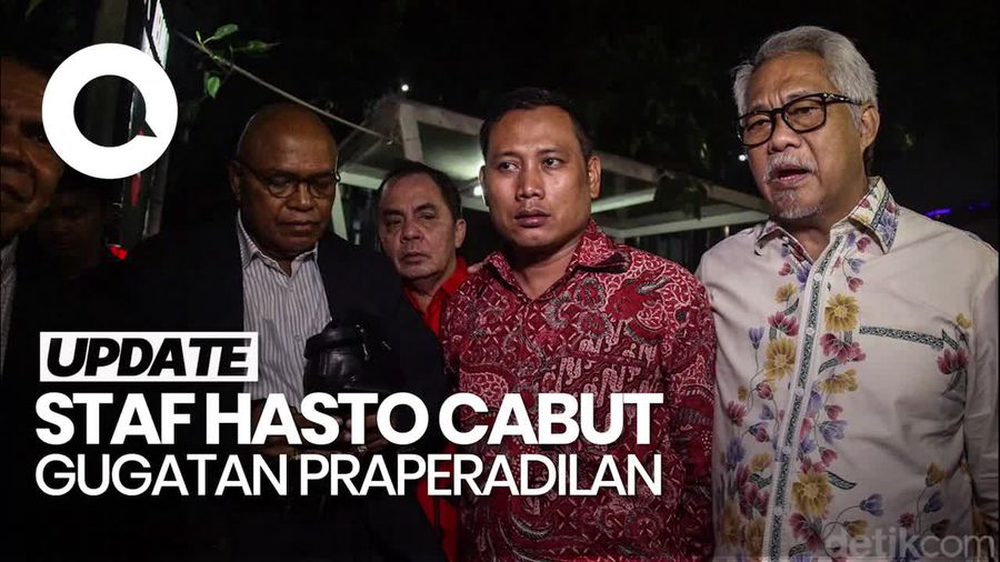 Video: Kusnadi Staf Hasto Cabut Gugatan Praperadilan Terhadap KPK