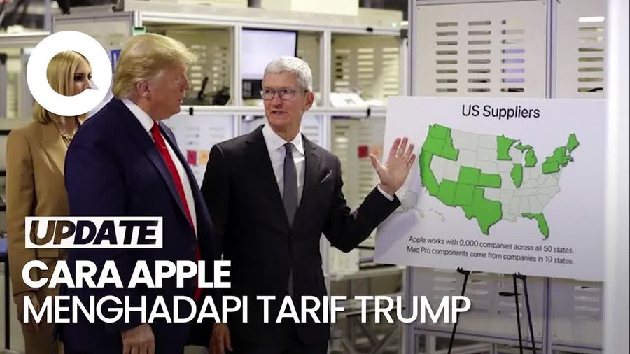 Video: 4 Trik Apple Hadapi Tarif Impor Baru Trump