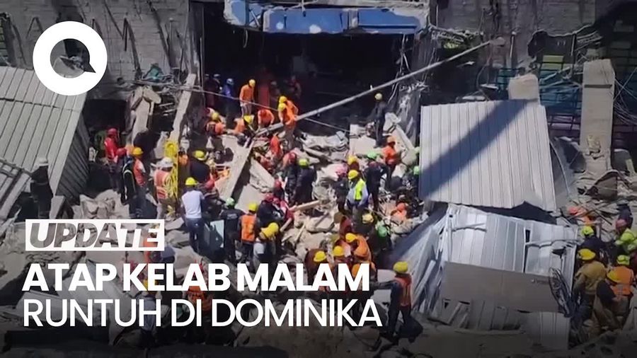 Video: Korban Tewas Akibat Atap Kelab Malam Runtuh di Dominika Jadi 58 Orang