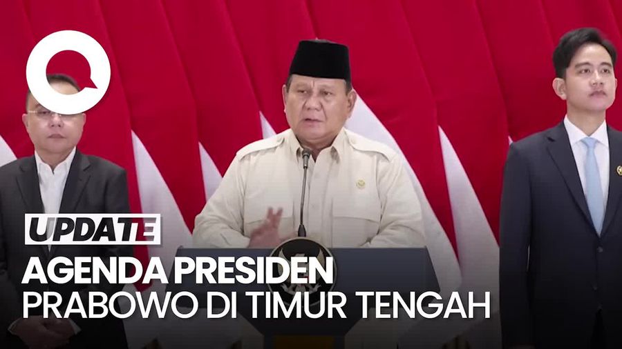 Video: Prabowo Bertolak ke Timur Tengah, Bahas Kerjasama-Penyelesaian Konflik Gaza
