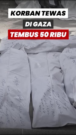 Video: Korban Tewas di Gaza Tembus 50.810 Orang