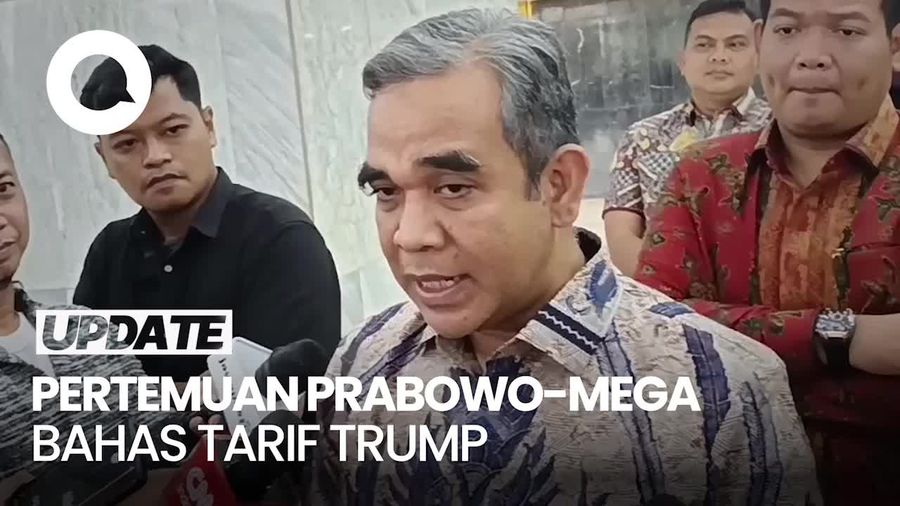 Video: Muzani Ungkap Pertemuan Prabowo-Megawati Juga Bahas Tarif Trump