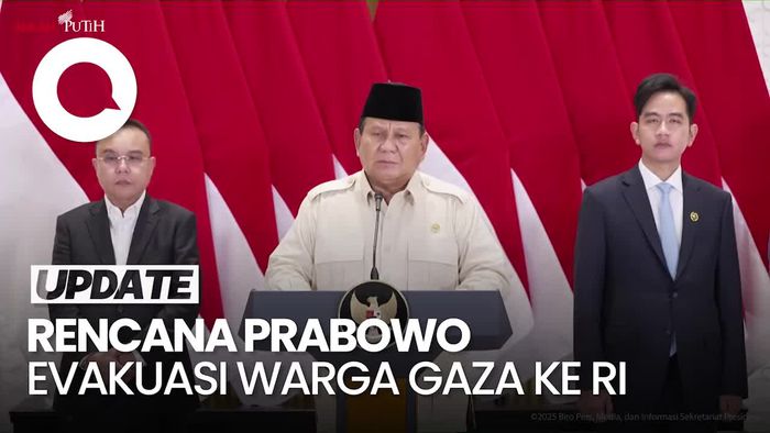 Video Prabowo Siap Evakuasi Warga Gaza ke Indonesia: Hanya Sementara
