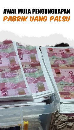 Video: Pabrik Uang Palsu Terkuak dari Temuan Tas di Stasiun Tanah Abang