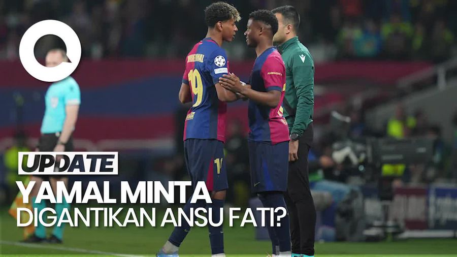 Video Lamine Yamal Minta Ditarik Keluar Agar Ansu Fati Bisa Main?