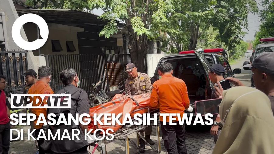 Video: Sepasang Kekasih Ditemukan Tewas di Kamar Kos Surabaya