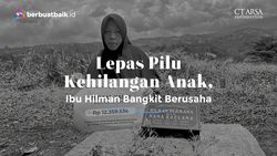 Lepas Pilu Kehilangan Anak, Ibu Hilman Bangkit Berusaha