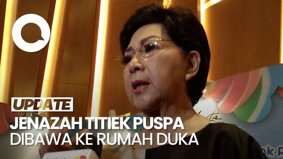 Video: Momen Jenazah Titiek Puspa Dibawa ke Rumah Duka