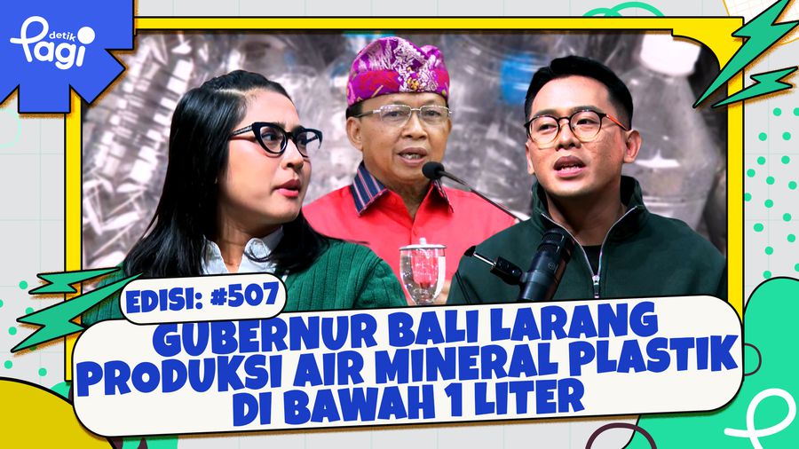 Gubernur Bali Larang Produksi Air Mineral Plastik di Bawah 1 Liter