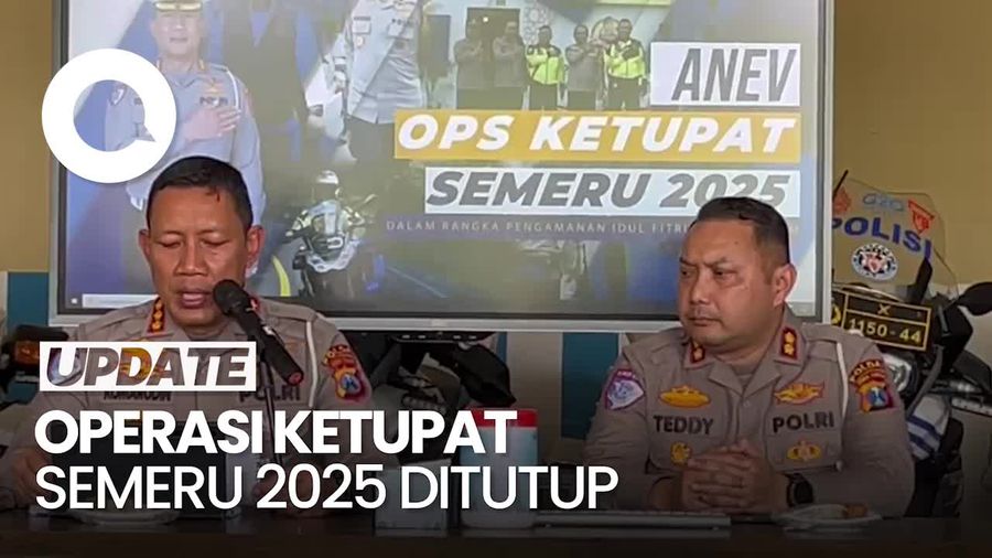 Video: Laka Lantas-Kriminalitas di Jatim Menurun Selama Operasi Ketupat Semeru 2025