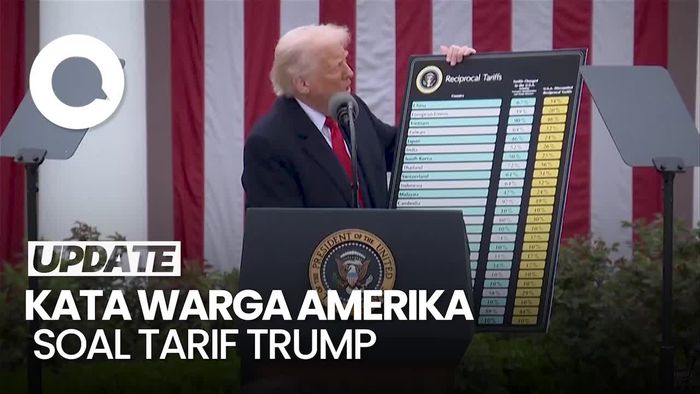 Video: Respons Warga Amerika soal Trump Tunda Kenaikan Tarif Selama 90 Hari