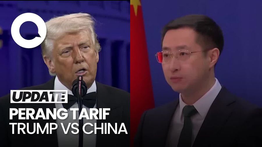 Video: Perang Tarif! Donald Trump Naikkan Tarif Dagang ke China 125%