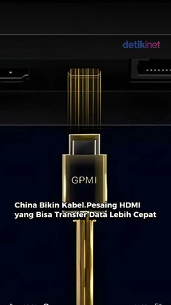 China Bikin Kabel Pesaing HDMI dan Displayport