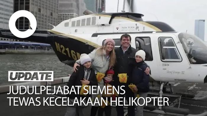 Video Kecelakaan Helikopter New York Tewaskan Pejabat Siemens dan Keluarganya
