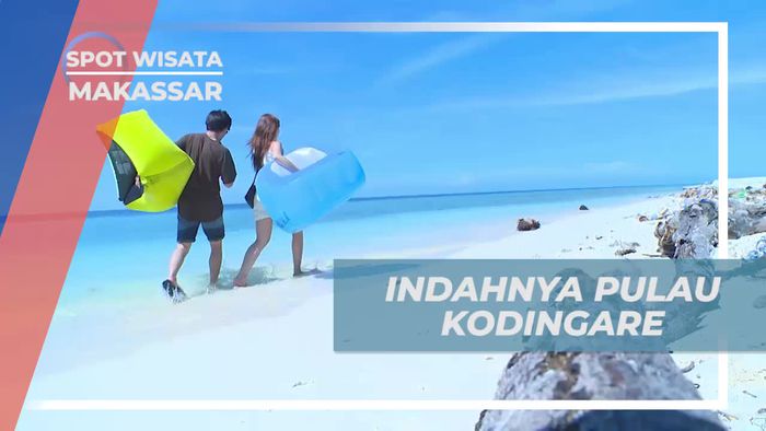 Mengagumi Keindahan Pulau Kodingare Keke yang Tak Berpenghuni di Makassar