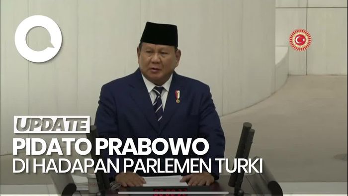 Video Prabowo di Turki: Banyak Negara Bicara HAM, Tapi Diam soal Gaza
