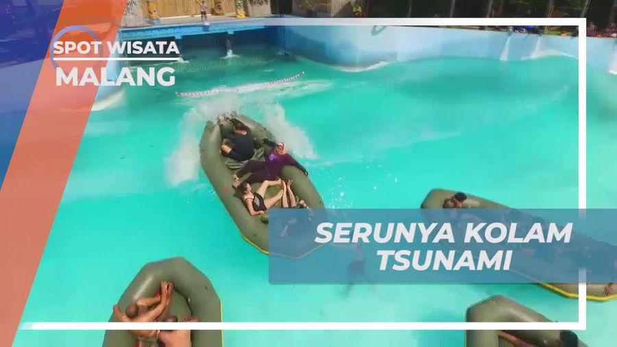 Rasakan Kesenangan Di Kolam Tsunami Paling Favorit di Hawai Waterpark, Malang