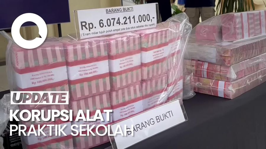 Video: Tumpukan Uang Rp 6 M di Kasus Korupsi Alat Praktik SMK Disdik Jambi