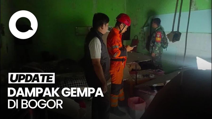 Video: 17 Bangunan Dilaporkan Rusak Akibat Gempa di Bogor