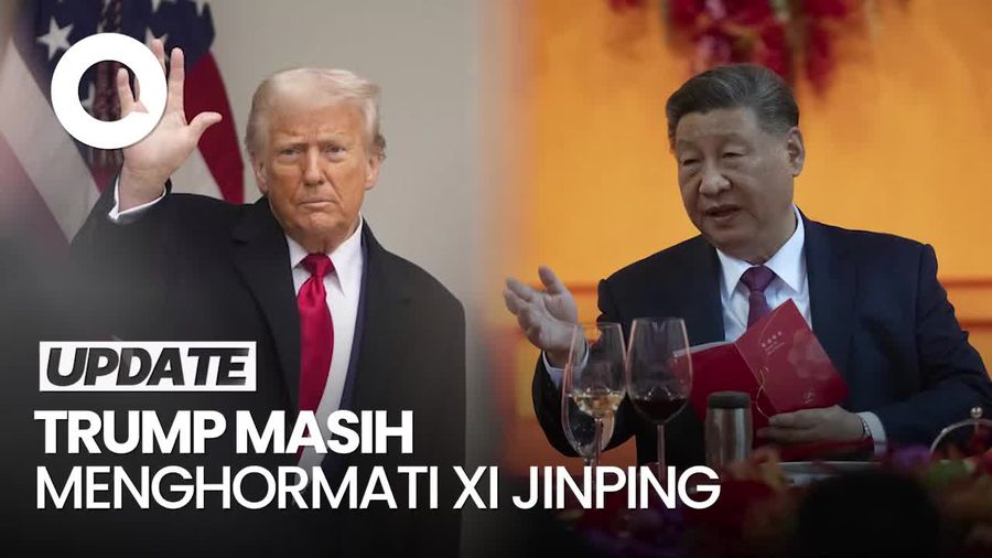 Video Trump soal Perang Tarif dengan China: Saya Menghormati Xi Jinping, Dia Teman