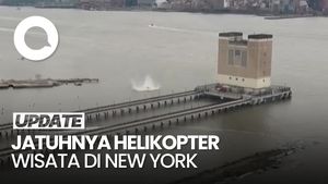Video: Detik-detik Jatuhnya Helikopter Wisata di Sungai Hudson, New York