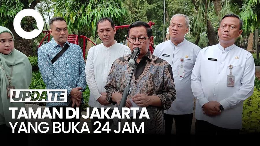 Video Pramono Bakal Buka Taman Ayodya, Langsat, dan Leuser 24 Jam