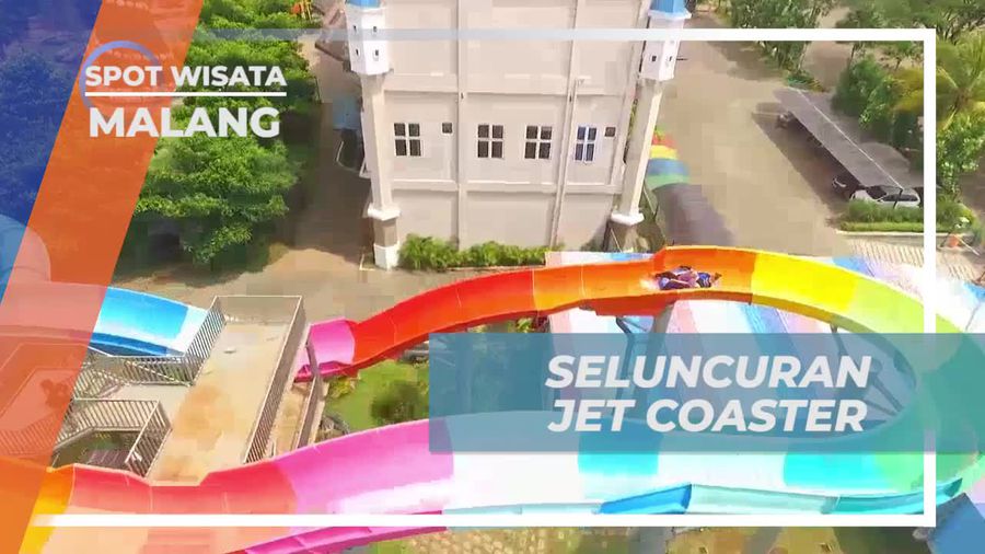 Rasakan Sensasi Seru Seluncuran Jet Coaster di Hawai Waterpark, Malang