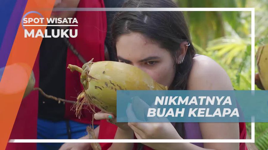 Nikmati Segarnya Air Kelapa di Maluku