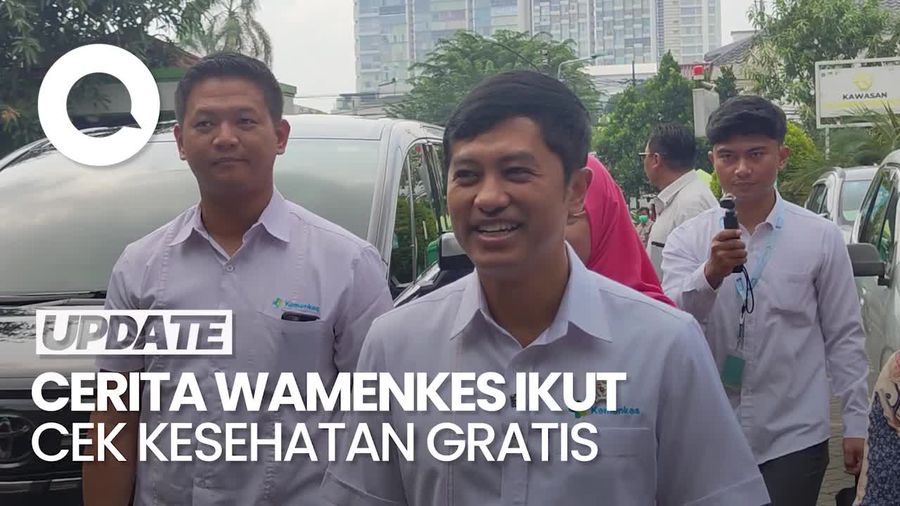 Video: Ketika Wamenkes Ikut Cek Kesehatan Gratis di Puskesmas Kelapa Gading