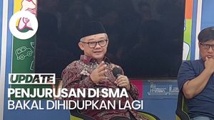 Video Mendikdasmen Bakal Hidupkan Lagi Jurusan IPA, IPS, Bahasa di SMA