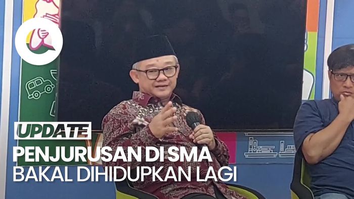 Video Mendikdasmen Bakal Hidupkan Lagi Jurusan IPA, IPS, Bahasa di SMA