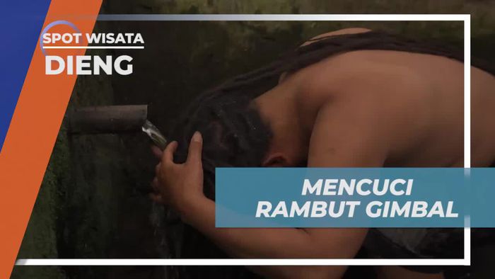 Berbagi Tips Mencuci Rambut Gimbal di Dieng