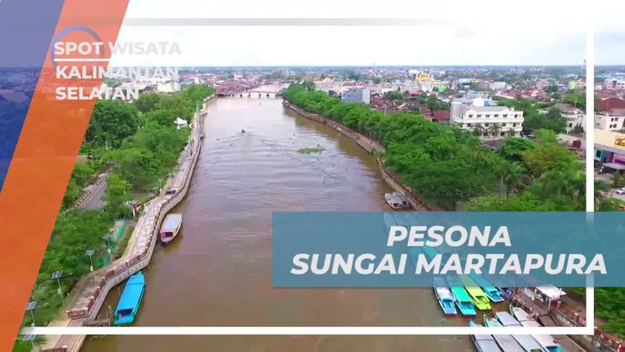 Menikmati Keindahan Sungai Martapura di Kalimantan Selatan