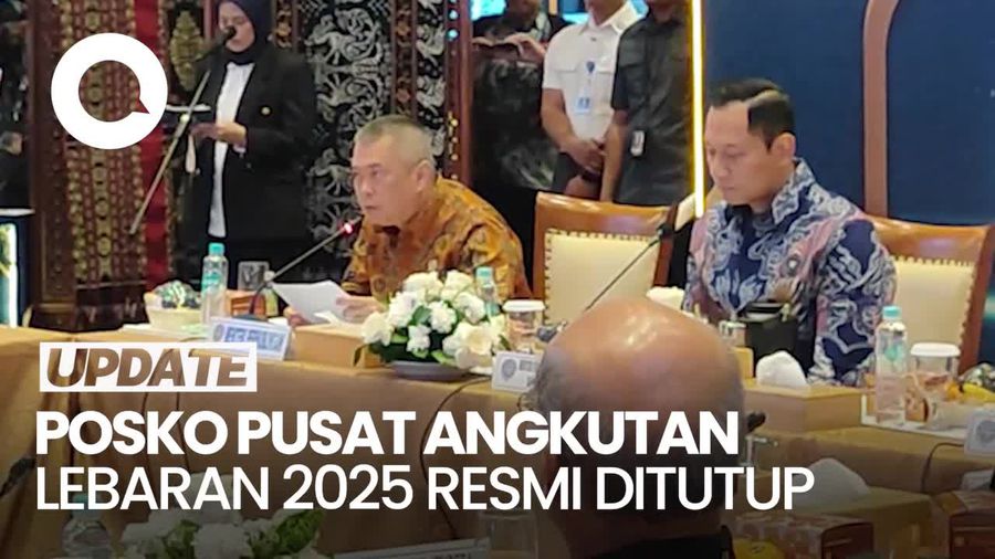 Video: Menhub Dudy-Menko AHY Resmi Tutup Posko Pusat Angkutan Lebaran 2025