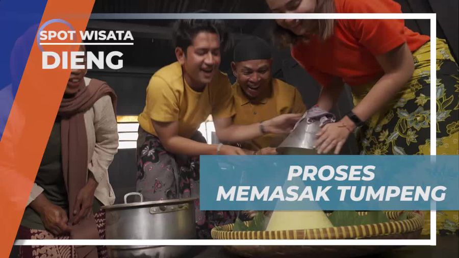 Keceriaan Proses Memasak Tumpeng di Dieng