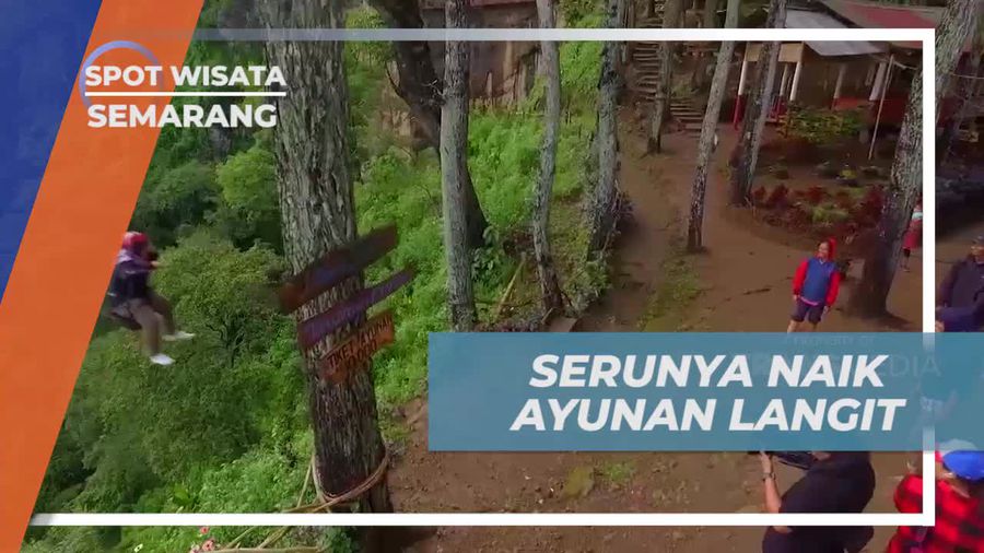 Meriahkan Sensasi Naik Ayunan Langit di Semarang