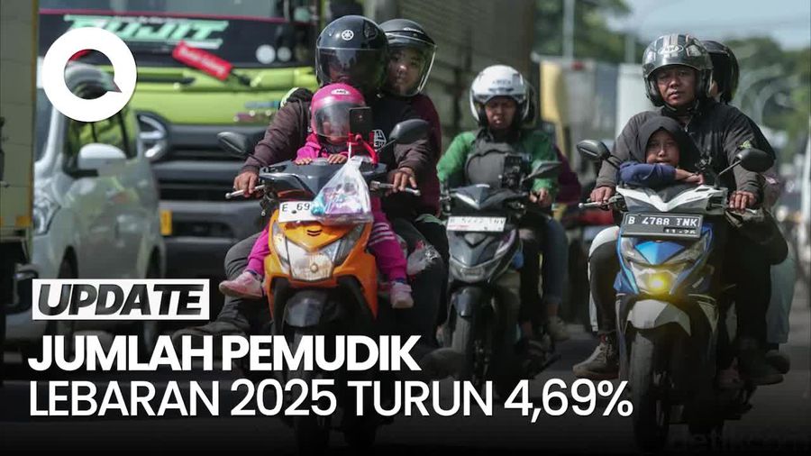 Video: 154 Juta Orang Mudik saat Lebaran 2025, Turun 4,69% dari 2024