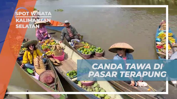 Bercanda dan Belajar Pantun di Pasar Terapung Kalimantan Selatan