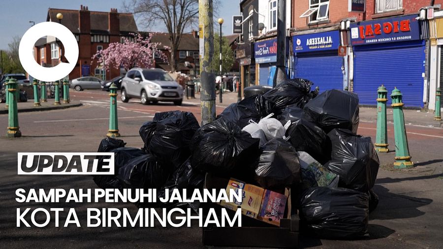 Video: Petugas Kebersihan Mogok Kerja, Kota Birmingham Dipenuhi Sampah