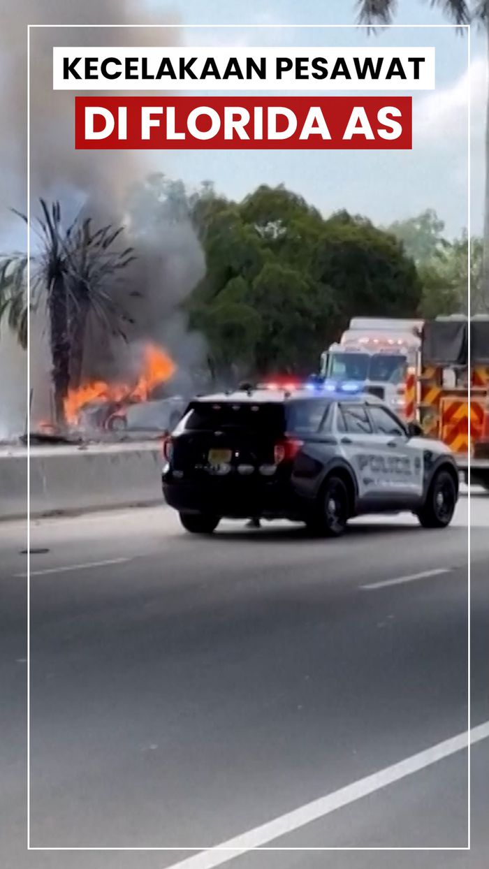 Video: Pesawat Kecil Jatuh dan Terbakar di Florida, Seluruh Penumpang Tewas