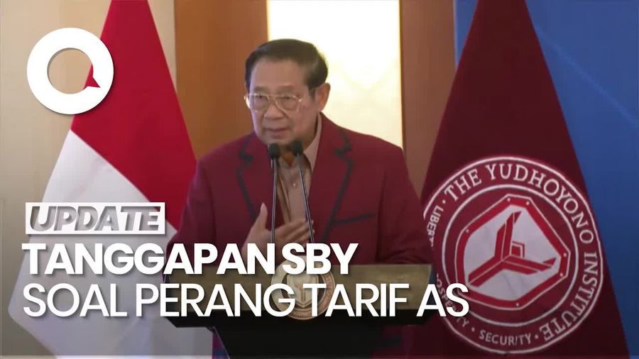 Video: Reaksi SBY Saat Dengar Kabar Perang Tarif Memanas