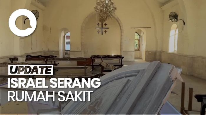 Video: Serangan Israel Hancurkan Rumah Sakit Al Ahli di Gaza