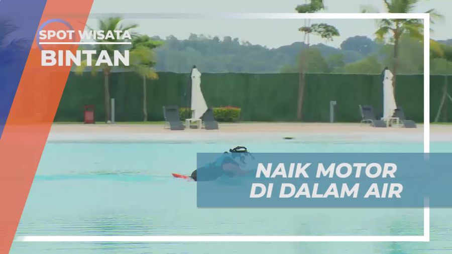 Serunya Menaiki Motor Air di Treasure Bay, Bintan