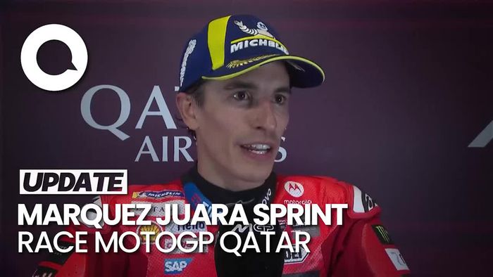 Video Marc Marquez Juarai Sprint Race MotoGP Qatar 2025
