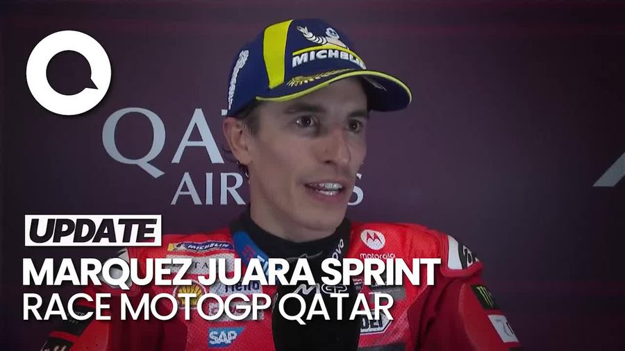Video Marc Marquez Juarai Sprint Race MotoGP Qatar 2025