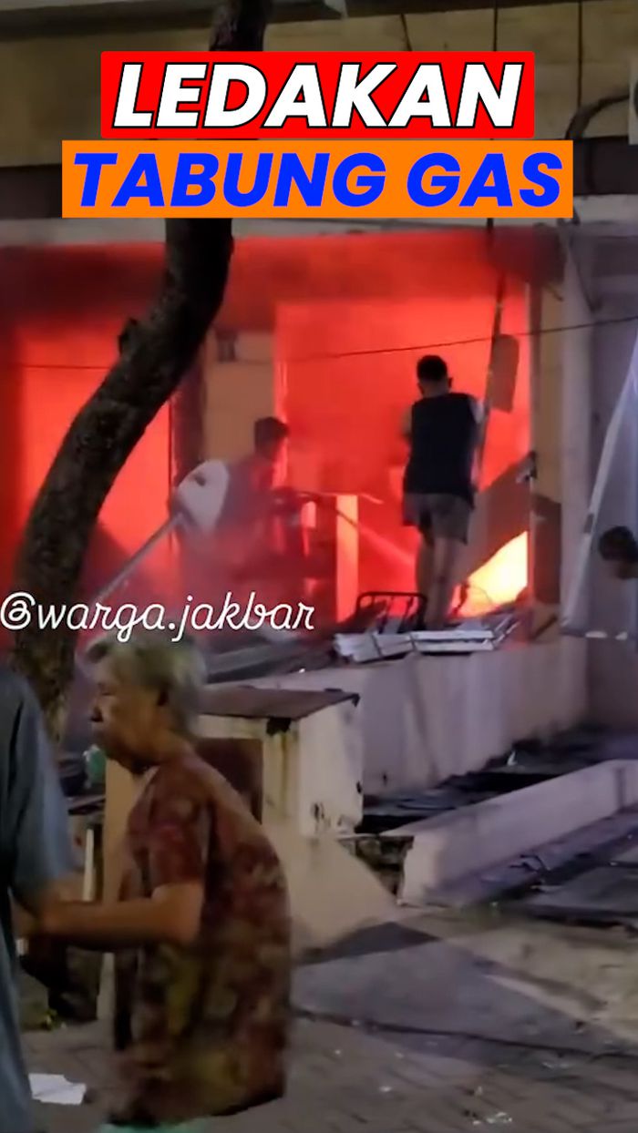 Video: Rumah di Jakbar Ludes Terbakar Akibat Ledakan Tabung Gas