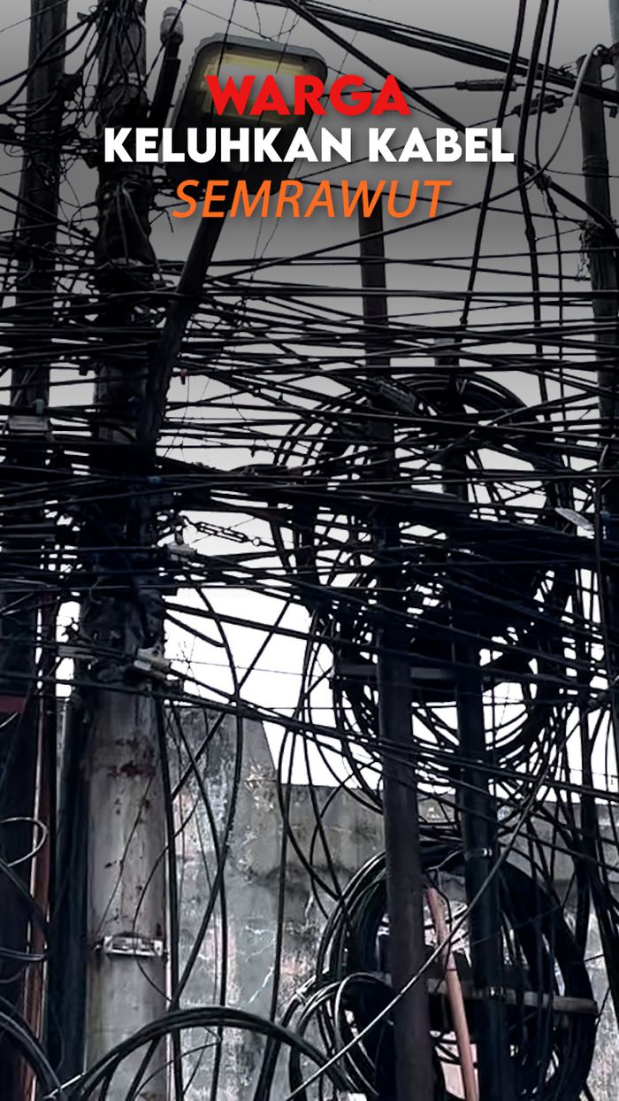 Video Keluhan Warga soal Kabel Semrawut di Kuningan
